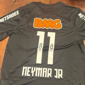 Neymar Jr #11  Santos RETRO 2012 Away  SoccerJersey Size  Fits XL slim fit